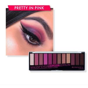 NWT Rimmel Eyeshadow Palette💗Magnifeyes Crimson Edition - Eye Contouring Makeup